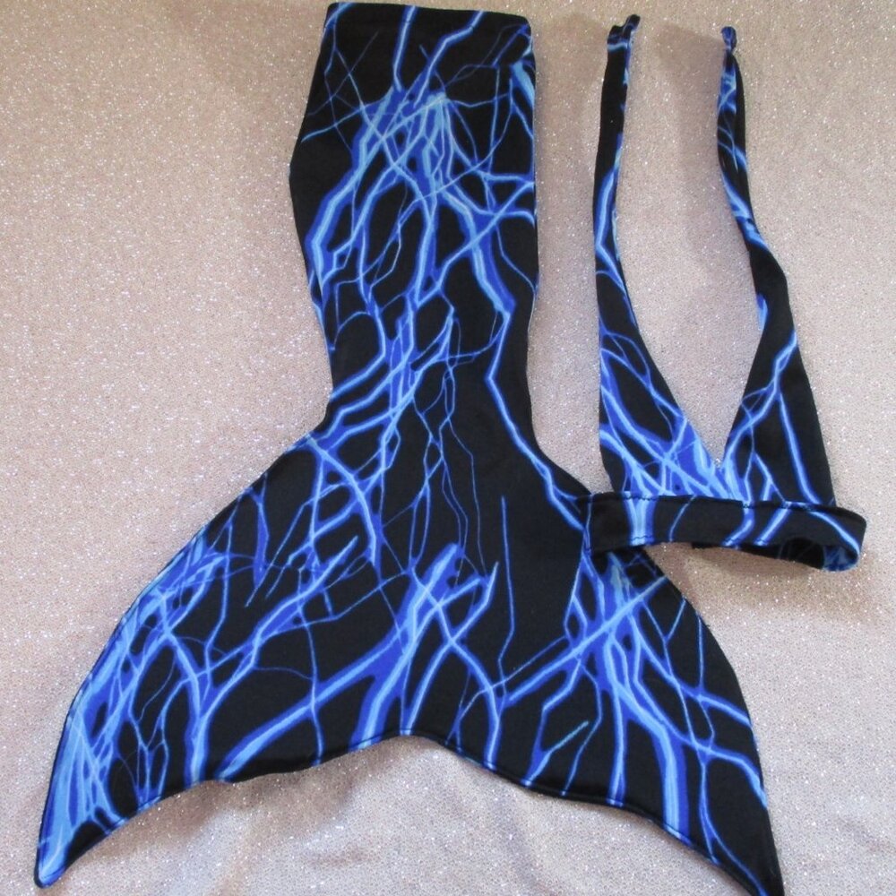 Mermaid Tail for the American Girl or any other 18” Doll - Blue Lighting